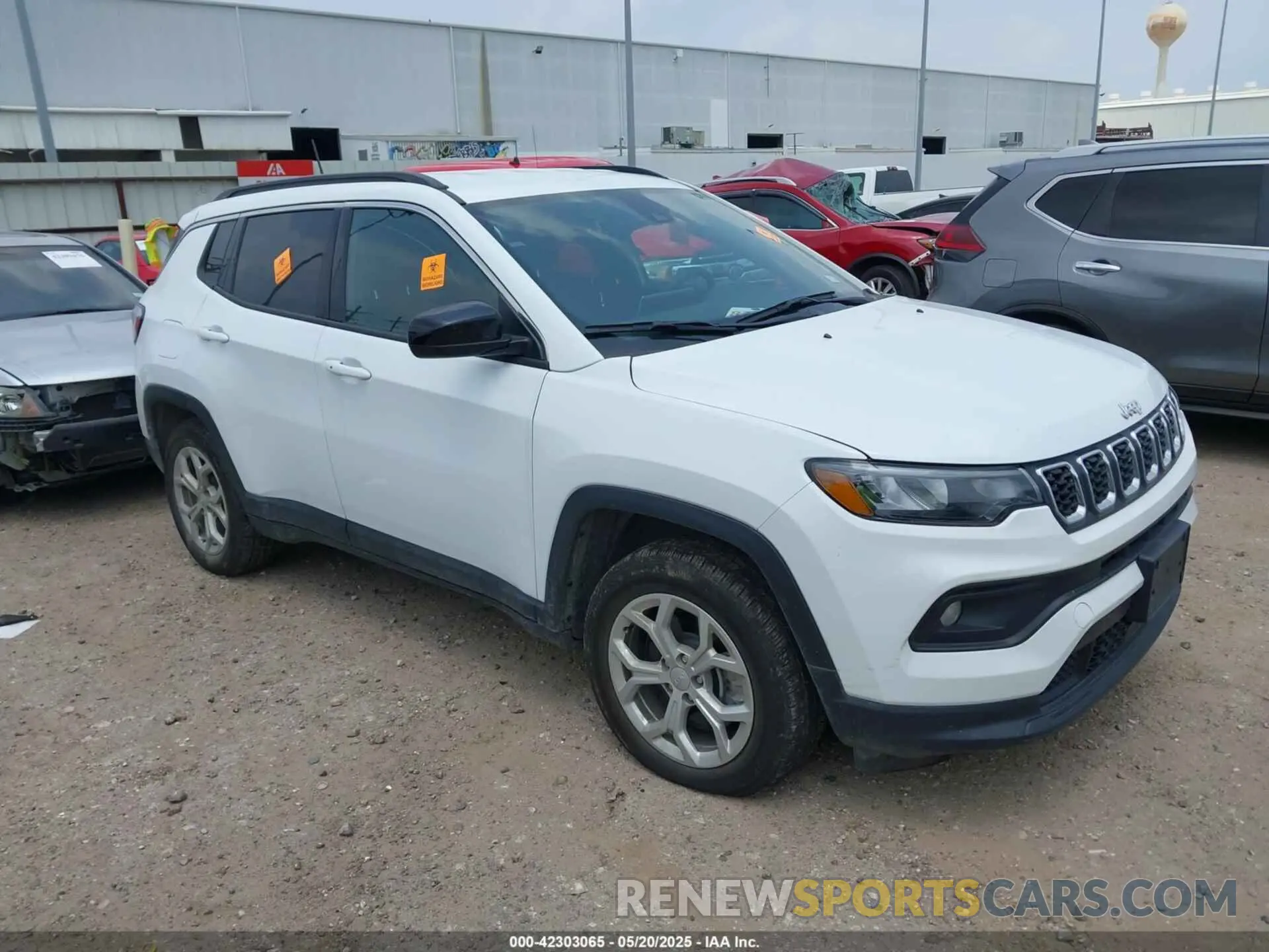 1 Photograph of a damaged car 3C4NJDBN0RT111862 JEEP COMPASS 2024