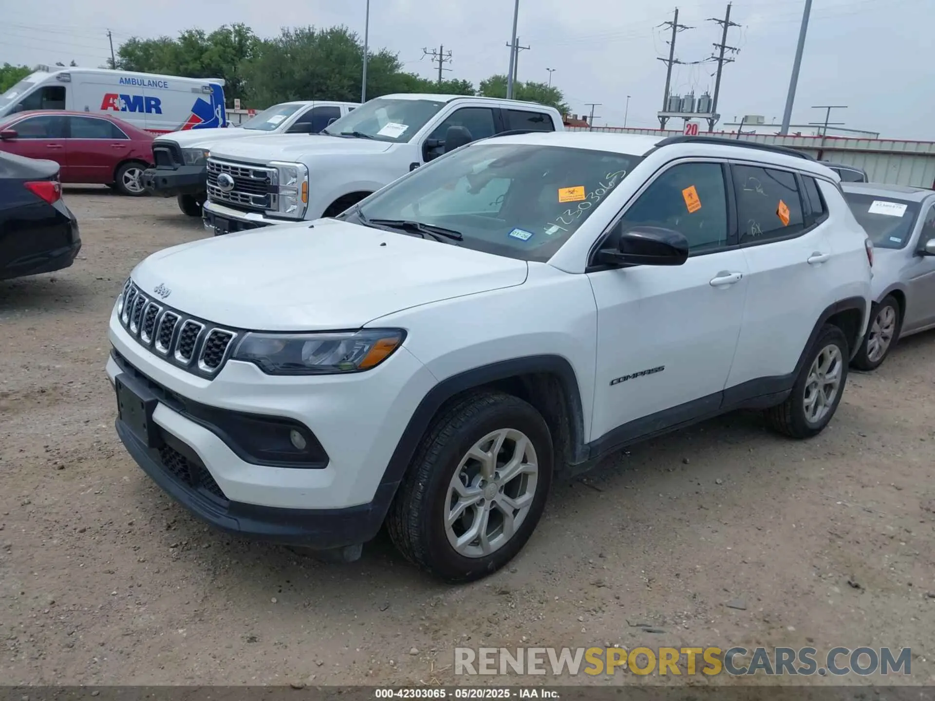 2 Photograph of a damaged car 3C4NJDBN0RT111862 JEEP COMPASS 2024