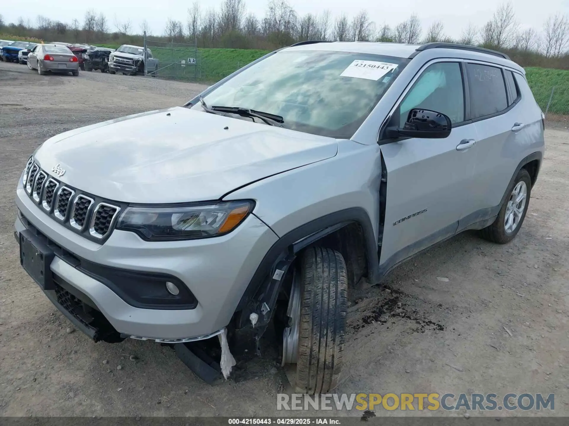 2 Photograph of a damaged car 3C4NJDBN0RT124448 JEEP COMPASS 2024