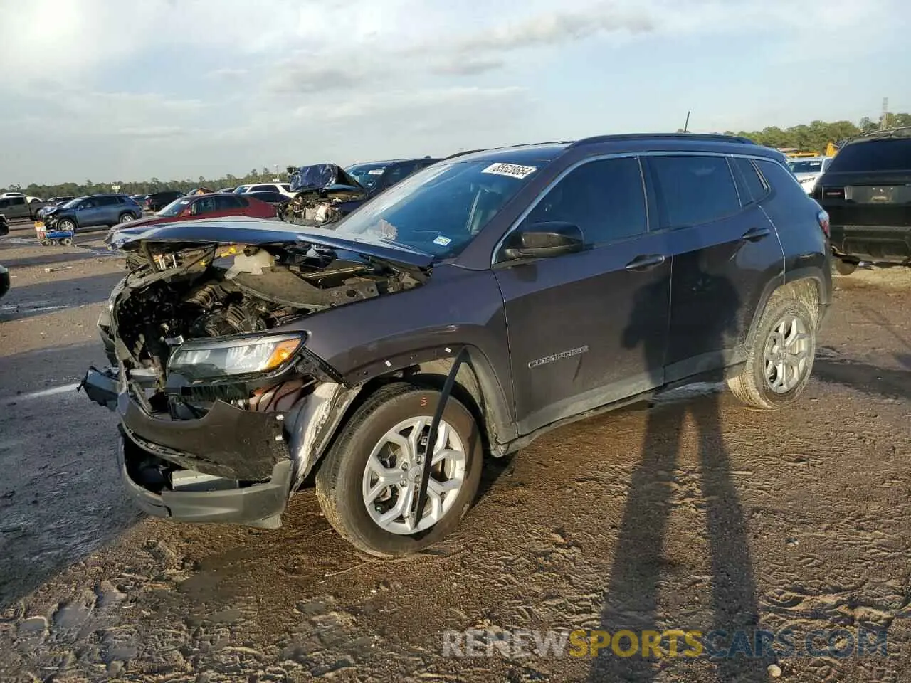 1 Photograph of a damaged car 3C4NJDBN0RT126488 JEEP COMPASS 2024