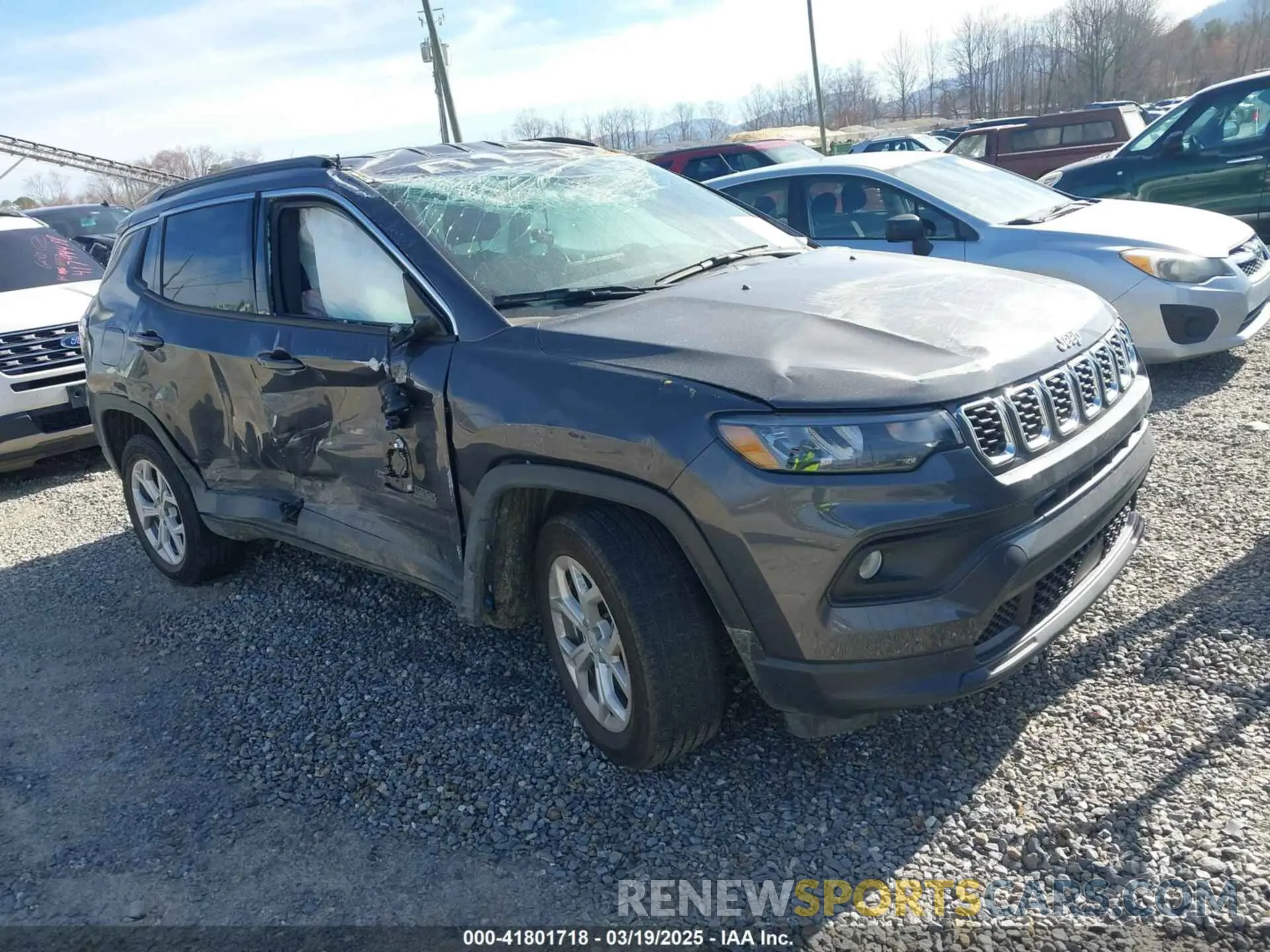 1 Photograph of a damaged car 3C4NJDBN0RT152329 JEEP COMPASS 2024