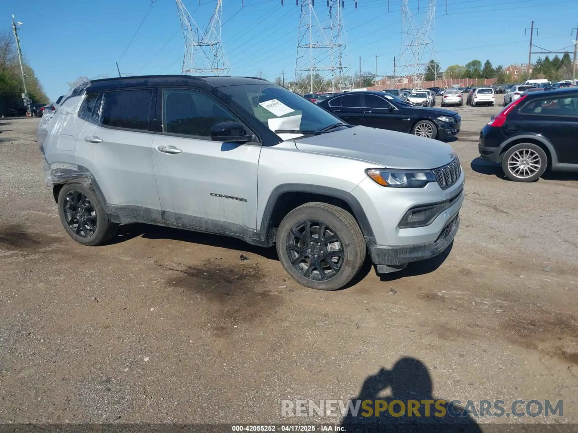 1 Photograph of a damaged car 3C4NJDBN0RT159703 JEEP COMPASS 2024