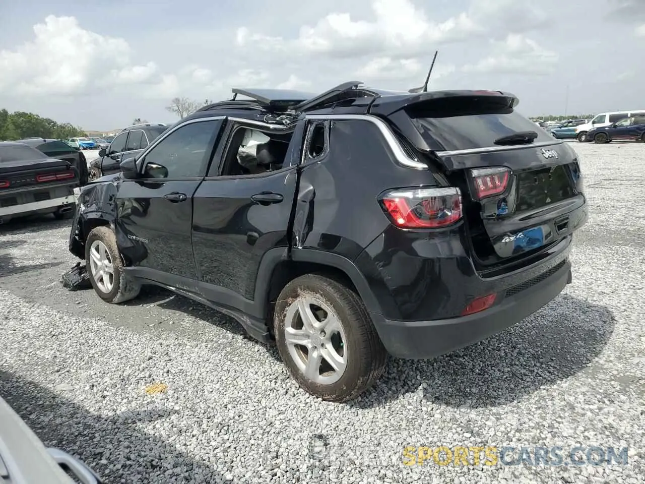 2 Photograph of a damaged car 3C4NJDBN0RT587495 JEEP COMPASS 2024