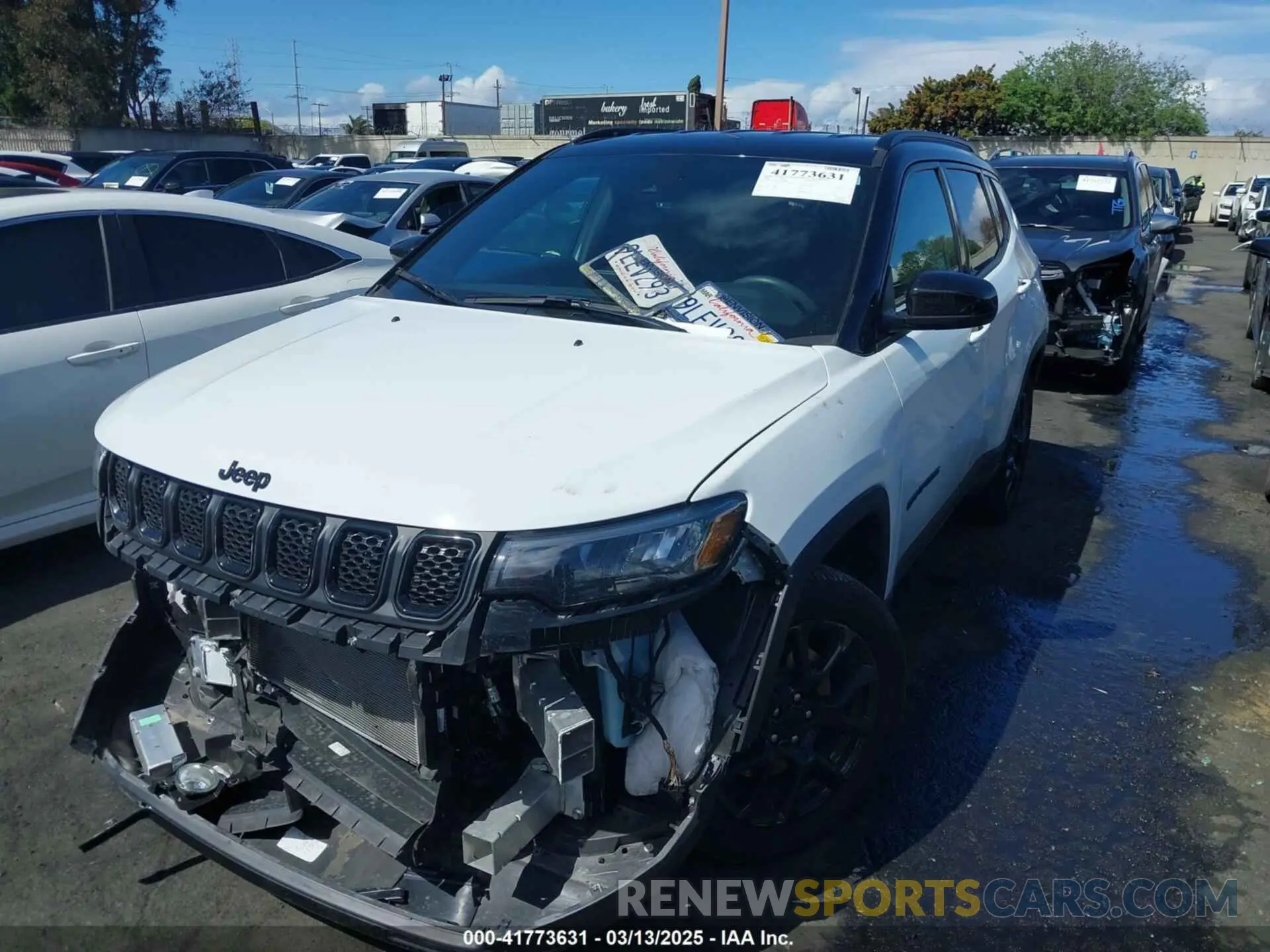 2 Photograph of a damaged car 3C4NJDBN0RT588081 JEEP COMPASS 2024