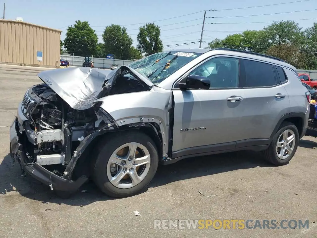 1 Photograph of a damaged car 3C4NJDBN0RT596696 JEEP COMPASS 2024