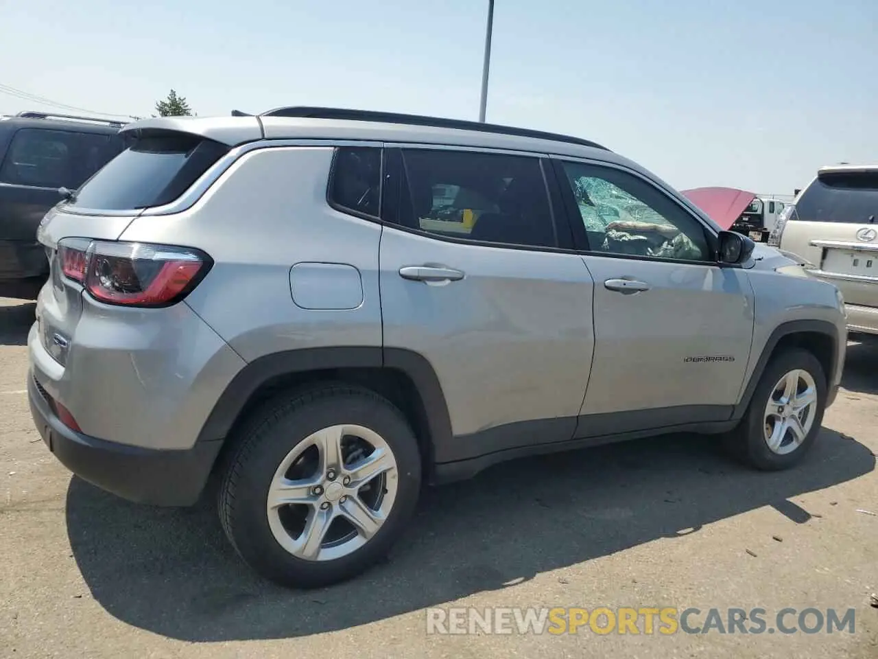 3 Photograph of a damaged car 3C4NJDBN0RT596696 JEEP COMPASS 2024