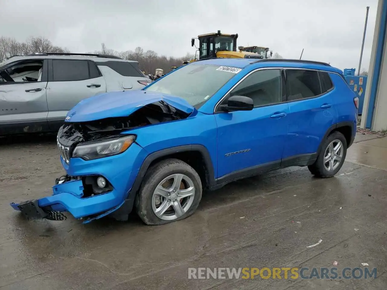 1 Photograph of a damaged car 3C4NJDBN0RT603923 JEEP COMPASS 2024
