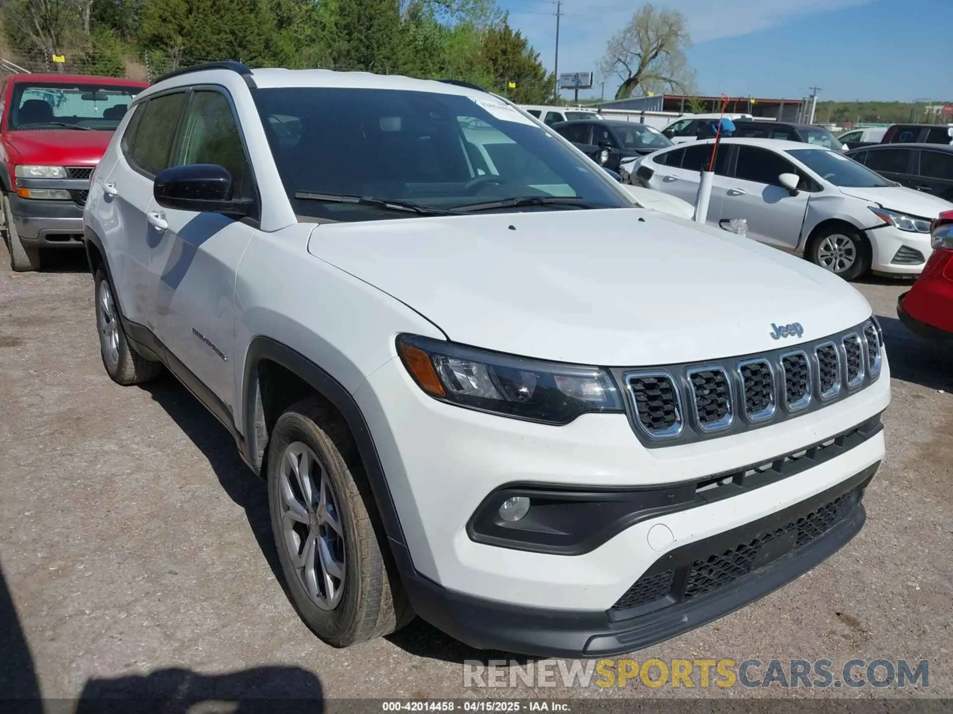 1 Photograph of a damaged car 3C4NJDBN1RT109571 JEEP COMPASS 2024