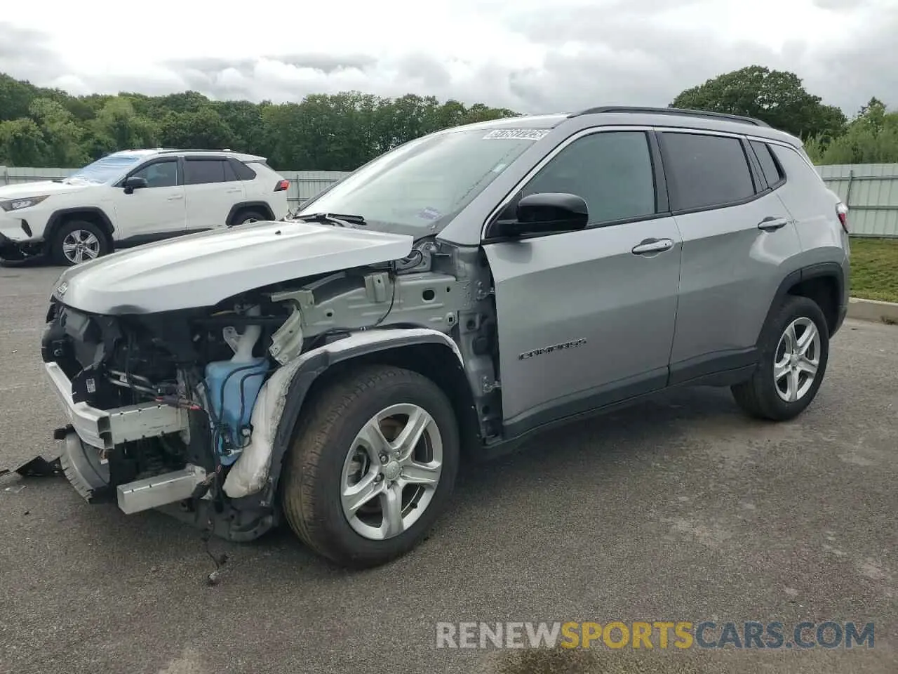 1 Photograph of a damaged car 3C4NJDBN1RT606345 JEEP COMPASS 2024