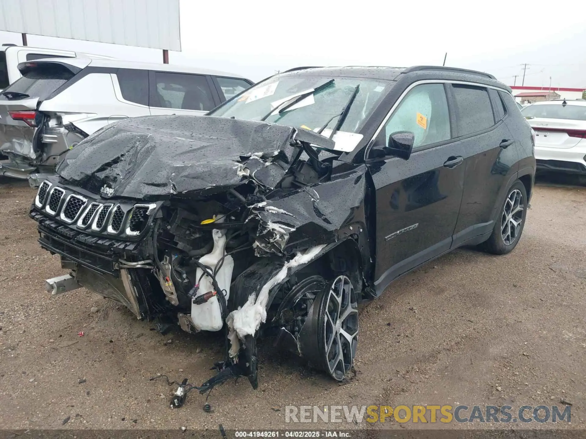 2 Photograph of a damaged car 3C4NJDBN1RT606720 JEEP COMPASS 2024