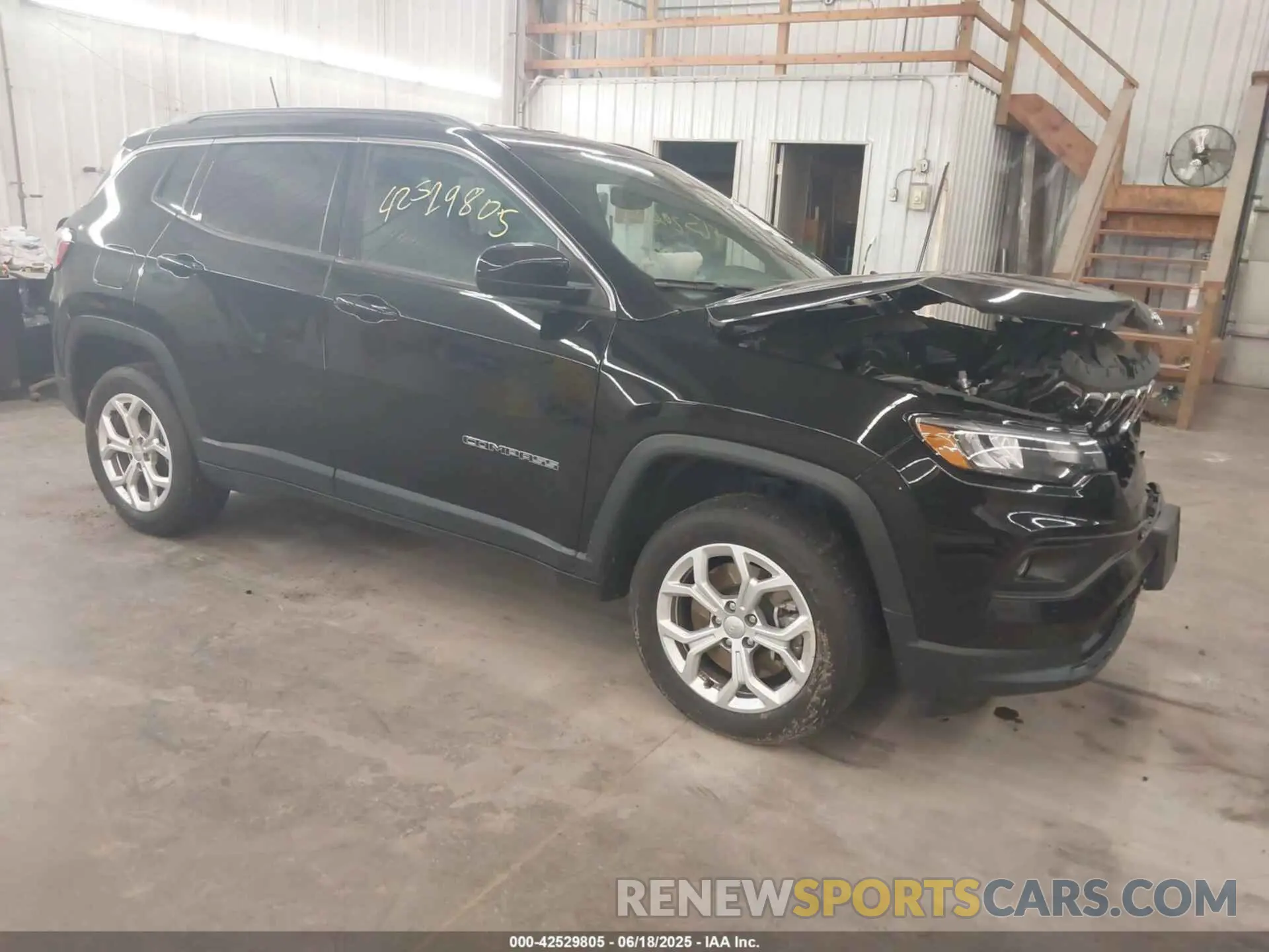 1 Photograph of a damaged car 3C4NJDBN2RT103794 JEEP COMPASS 2024