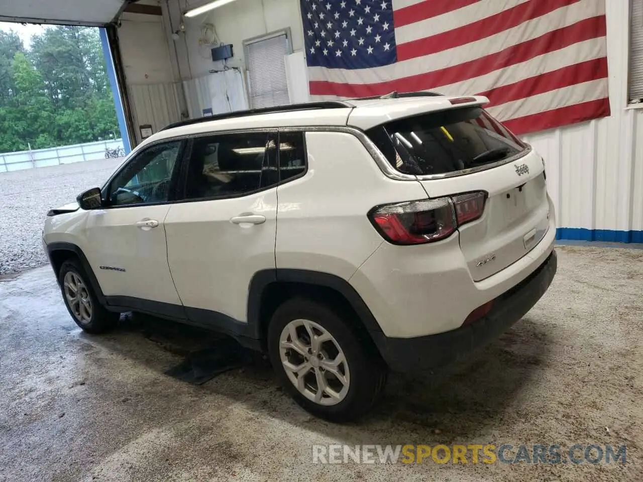 2 Photograph of a damaged car 3C4NJDBN2RT111944 JEEP COMPASS 2024