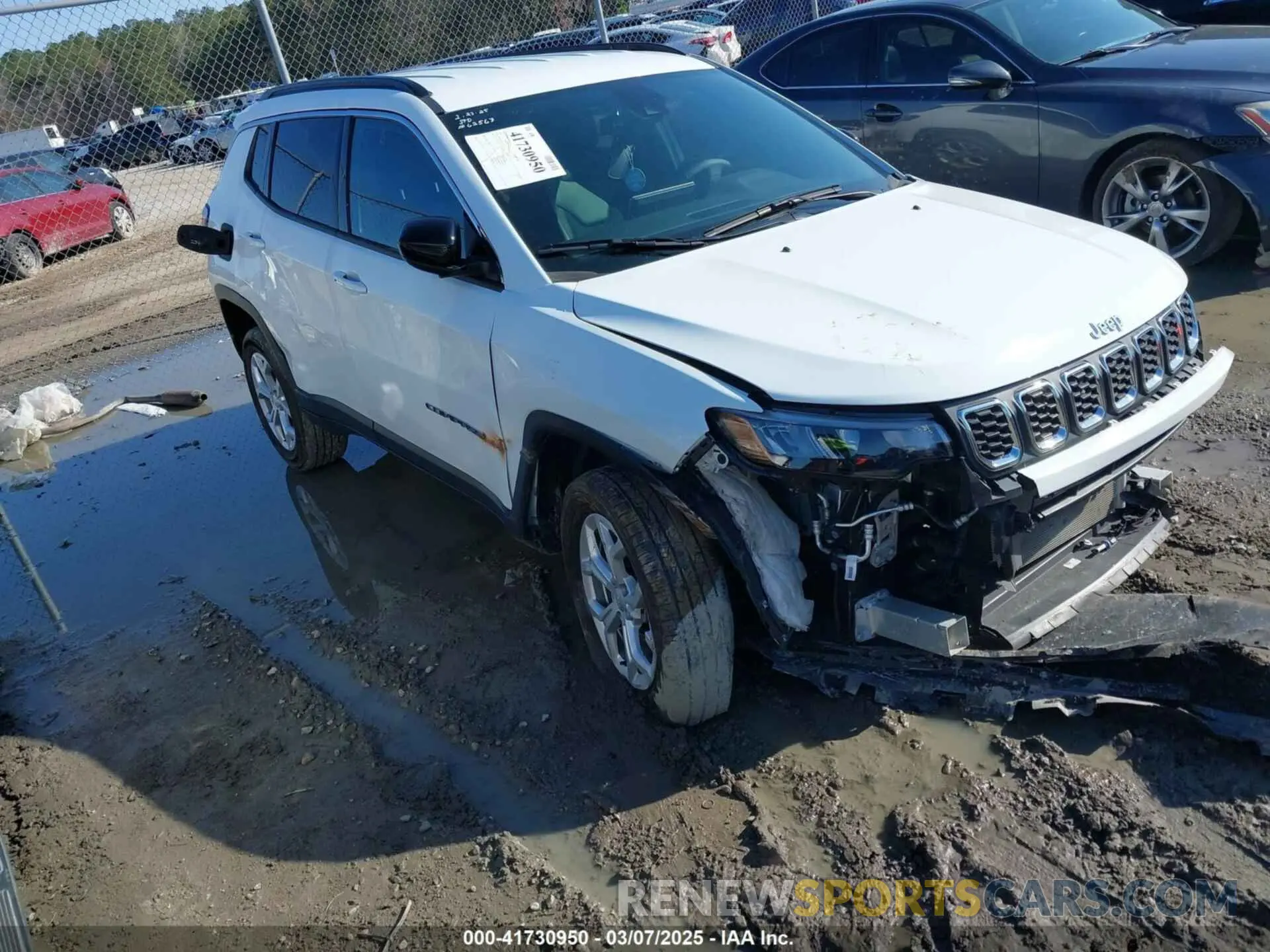 1 Photograph of a damaged car 3C4NJDBN2RT112575 JEEP COMPASS 2024