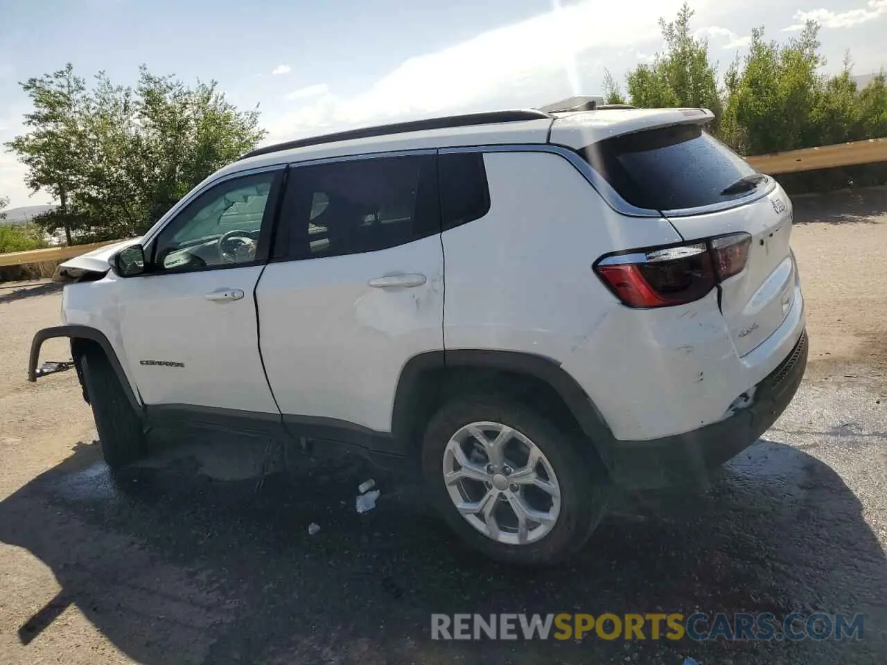 2 Photograph of a damaged car 3C4NJDBN3RT100872 JEEP COMPASS 2024