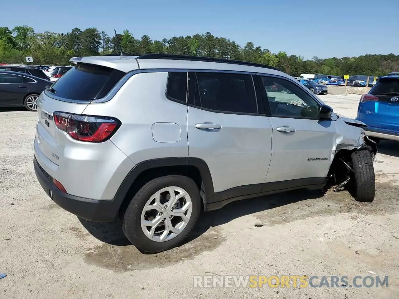 3 Photograph of a damaged car 3C4NJDBN3RT110950 JEEP COMPASS 2024