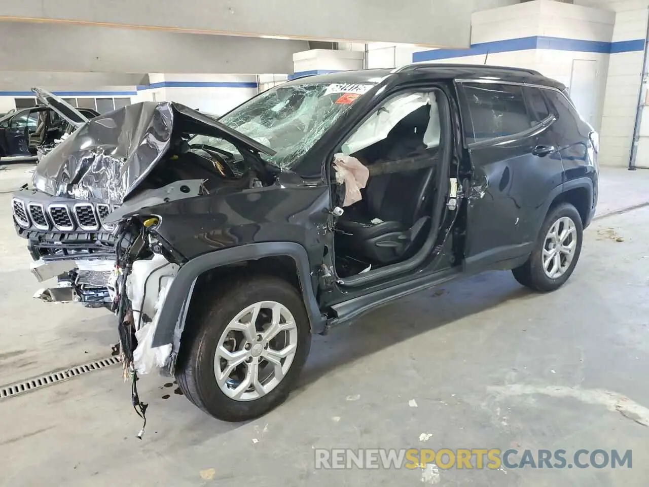 1 Photograph of a damaged car 3C4NJDBN3RT133130 JEEP COMPASS 2024