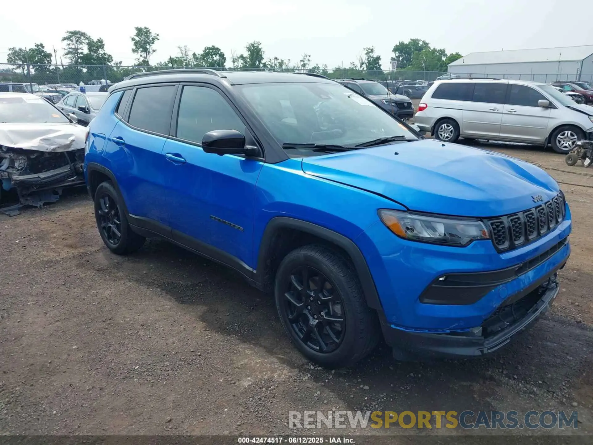 1 Photograph of a damaged car 3C4NJDBN4RT106311 JEEP COMPASS 2024
