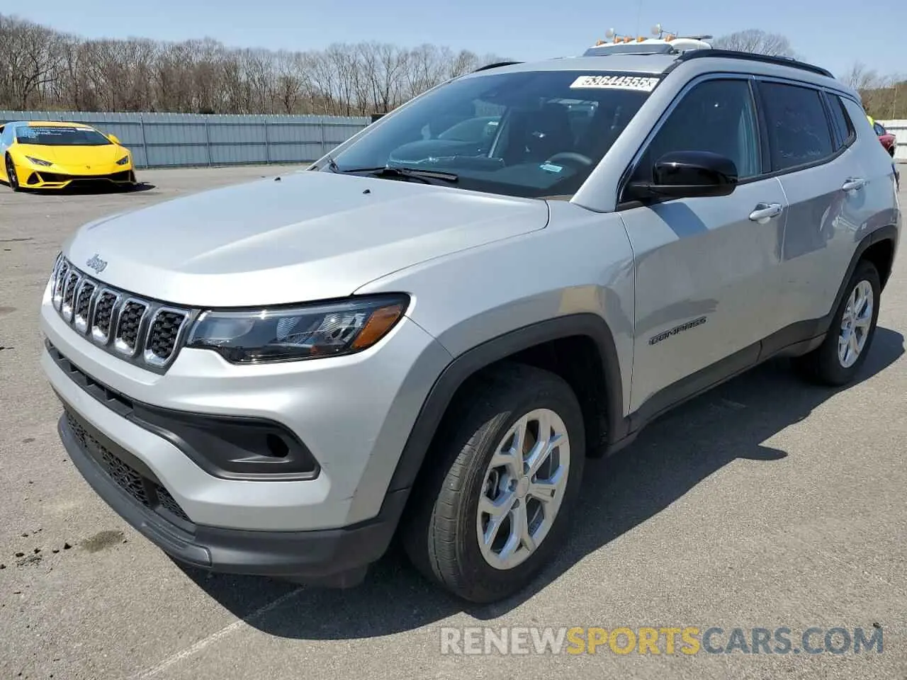 1 Photograph of a damaged car 3C4NJDBN4RT110956 JEEP COMPASS 2024