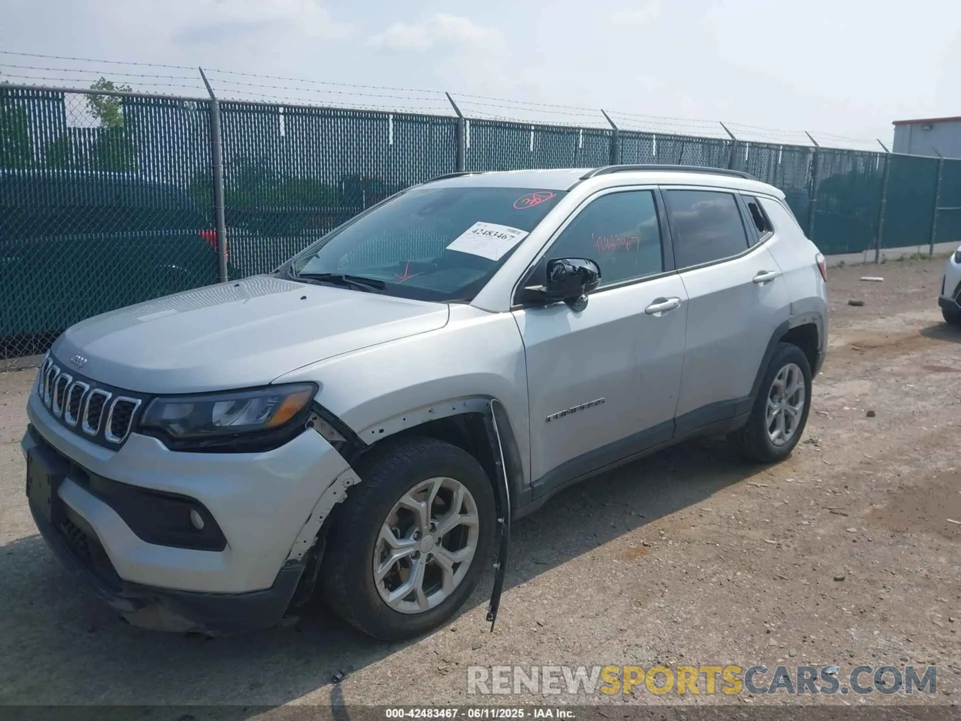2 Photograph of a damaged car 3C4NJDBN4RT117874 JEEP COMPASS 2024