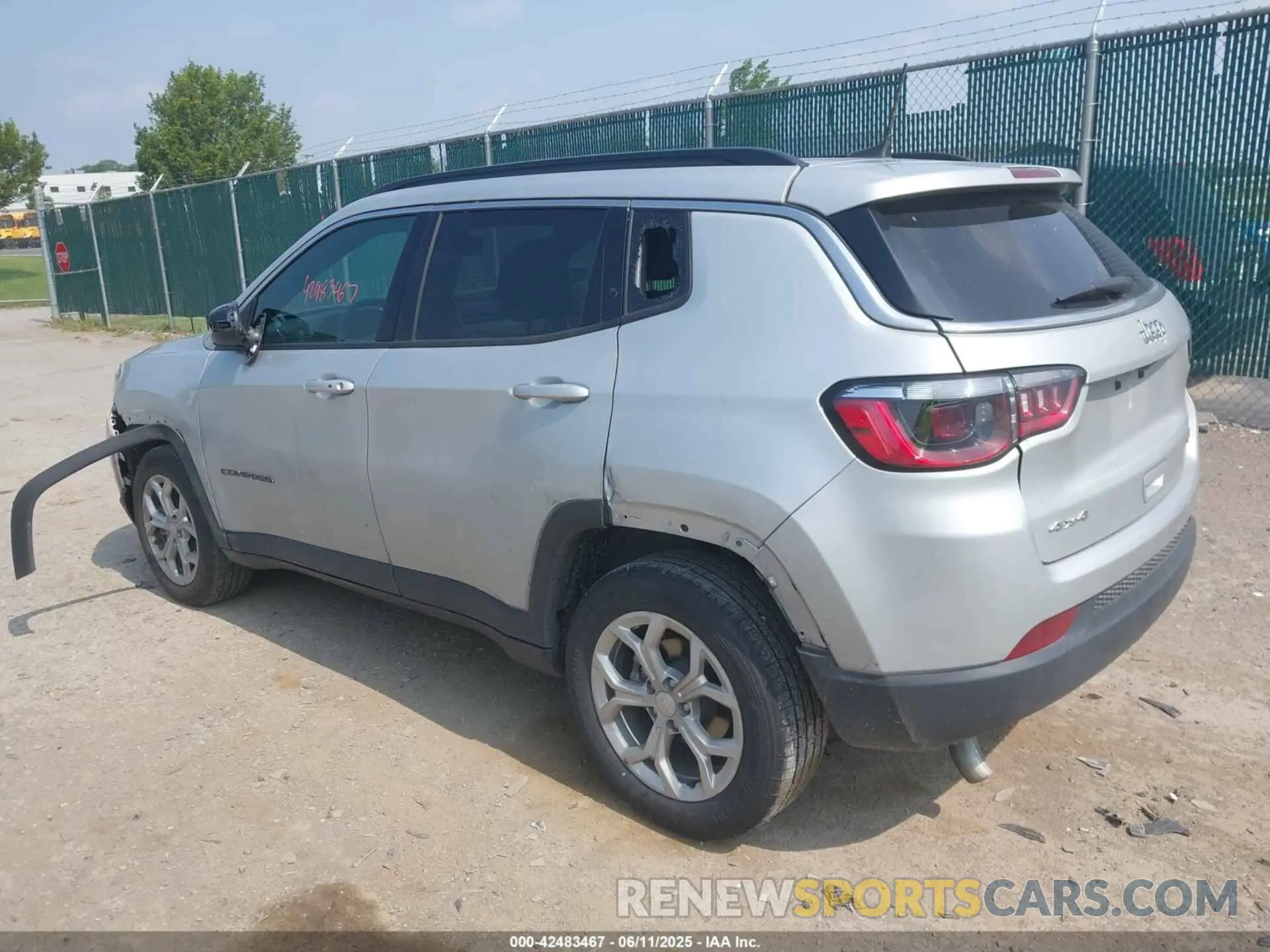 3 Photograph of a damaged car 3C4NJDBN4RT117874 JEEP COMPASS 2024
