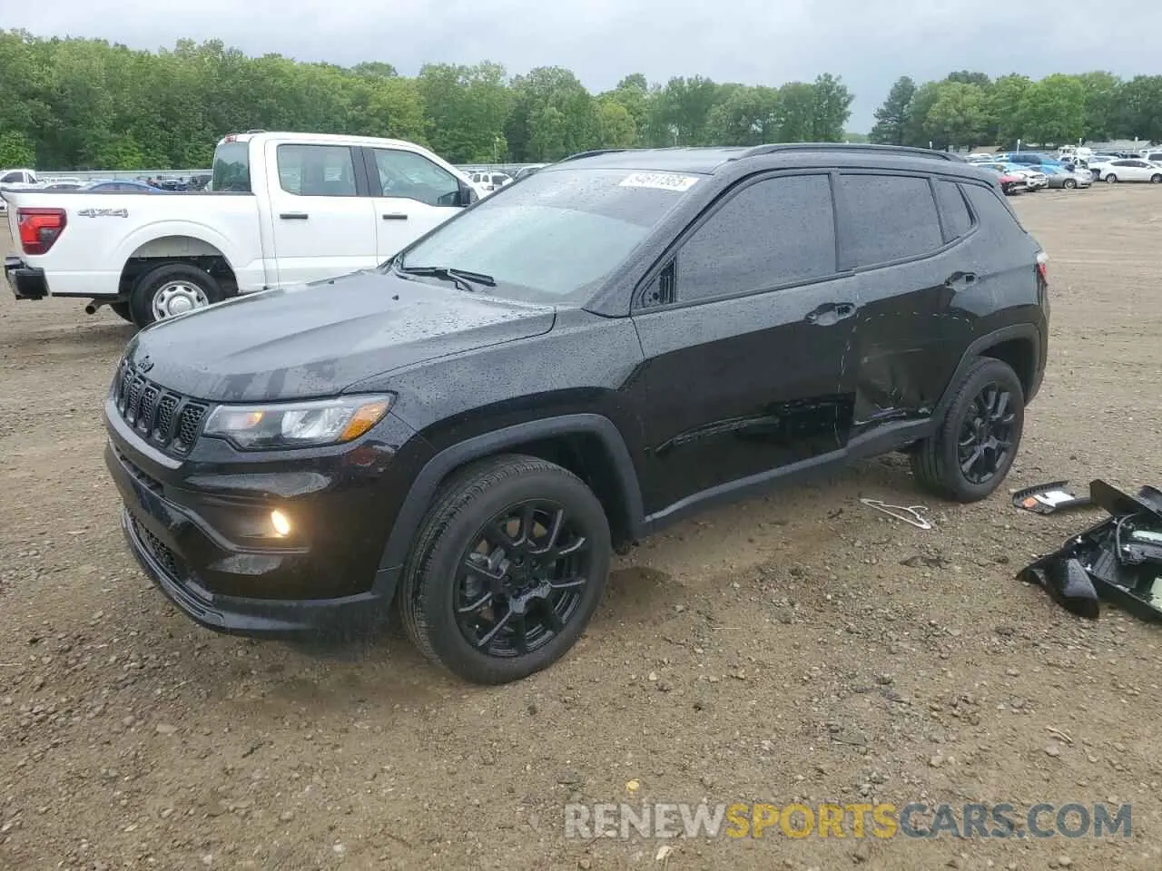 1 Photograph of a damaged car 3C4NJDBN4RT591517 JEEP COMPASS 2024