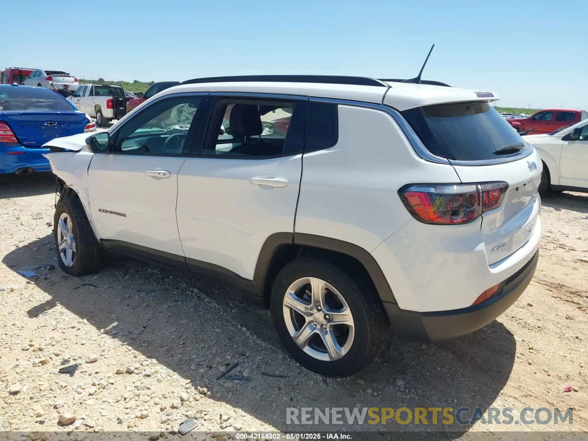 3 Photograph of a damaged car 3C4NJDBN4RT604198 JEEP COMPASS 2024