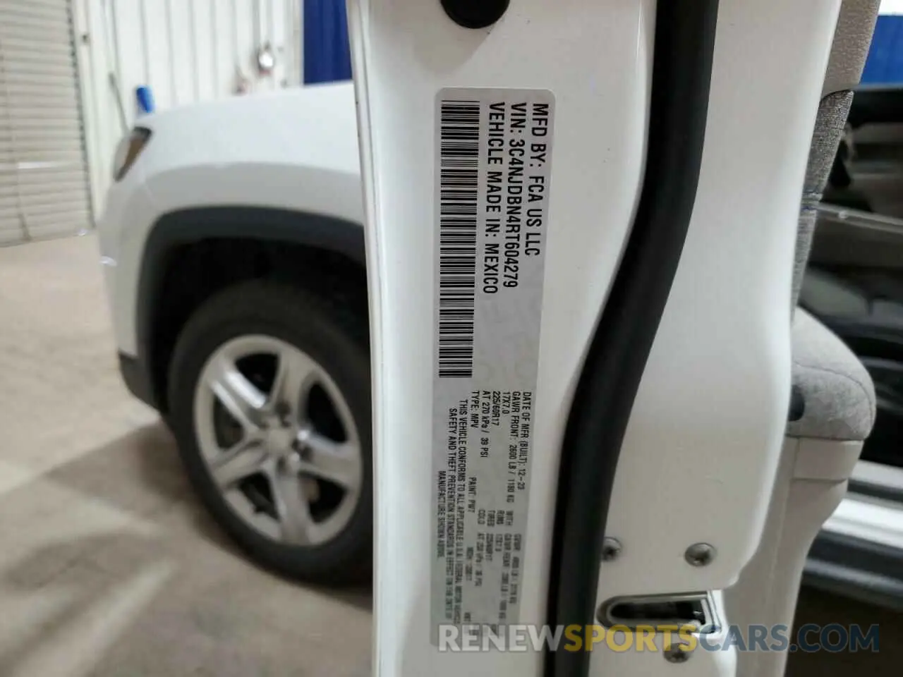 13 Photograph of a damaged car 3C4NJDBN4RT604279 JEEP COMPASS 2024