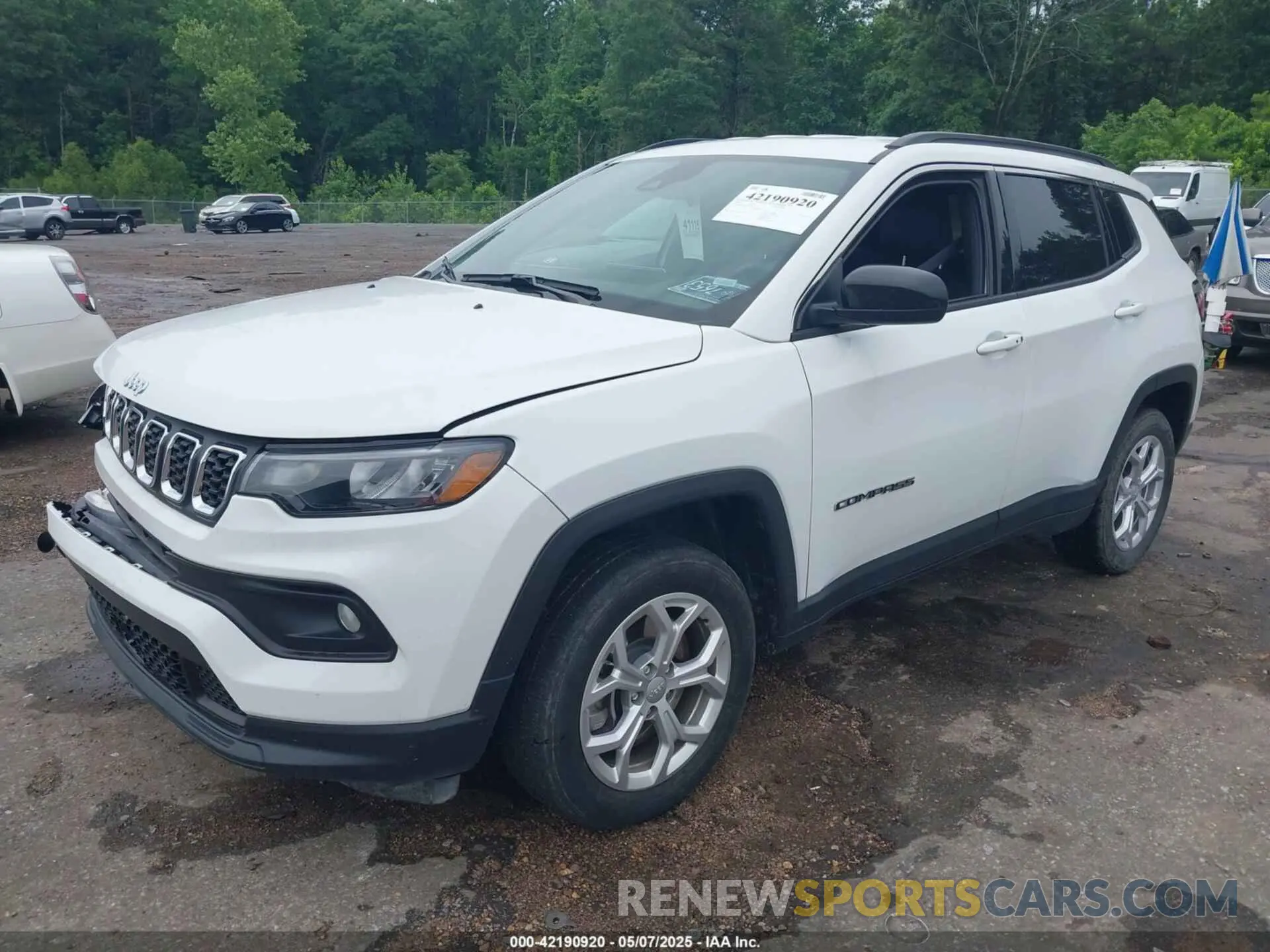 2 Photograph of a damaged car 3C4NJDBN5RT100534 JEEP COMPASS 2024