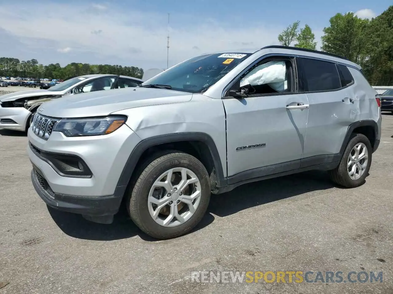 1 Photograph of a damaged car 3C4NJDBN5RT114739 JEEP COMPASS 2024