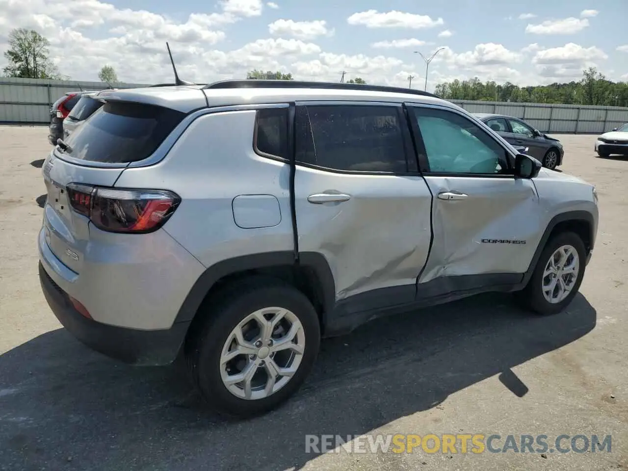 3 Photograph of a damaged car 3C4NJDBN5RT114739 JEEP COMPASS 2024