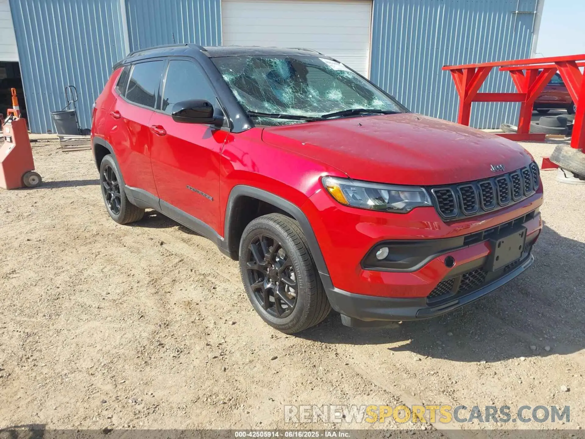1 Photograph of a damaged car 3C4NJDBN5RT143996 JEEP COMPASS 2024