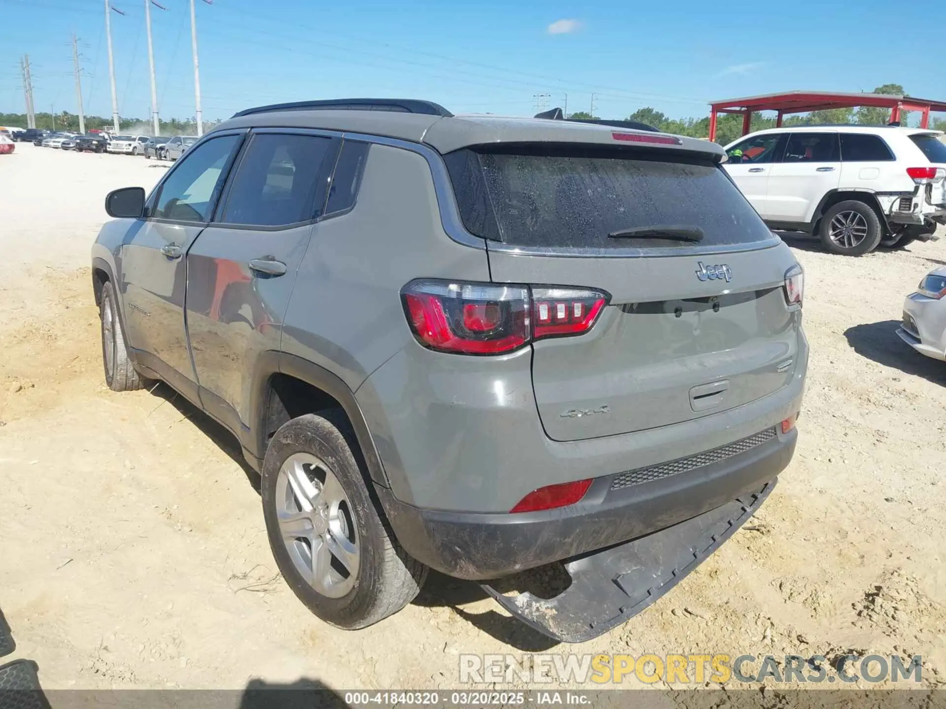 3 Photograph of a damaged car 3C4NJDBN5RT586715 JEEP COMPASS 2024