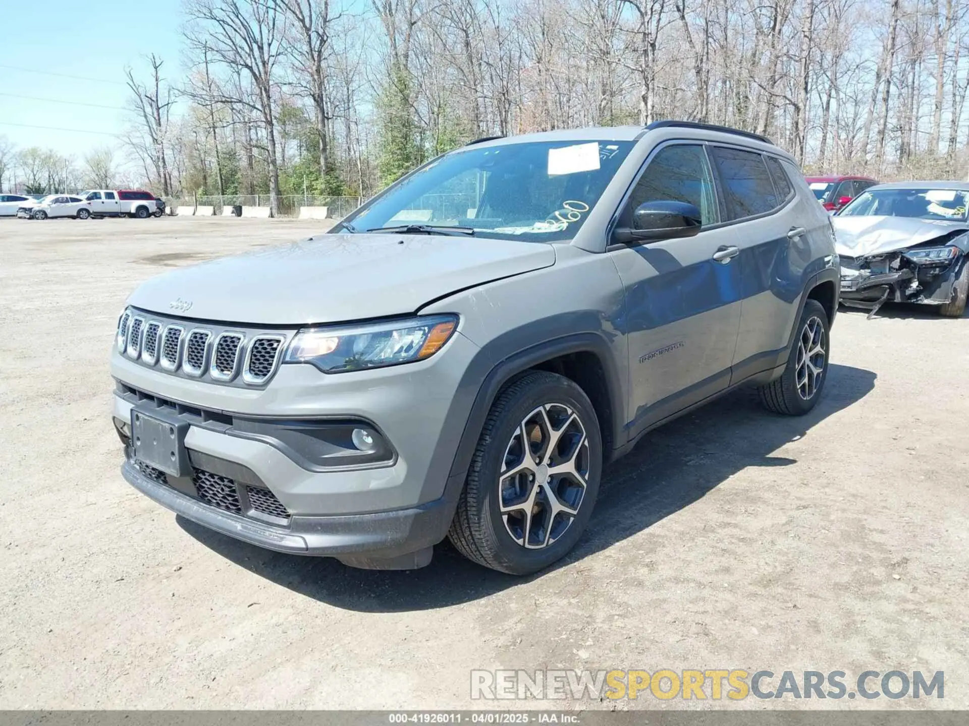 2 Photograph of a damaged car 3C4NJDBN5RT607675 JEEP COMPASS 2024