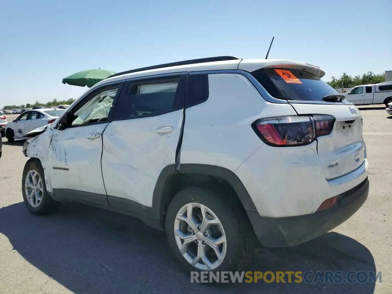 2 Photograph of a damaged car 3C4NJDBN6RT110585 JEEP COMPASS 2024
