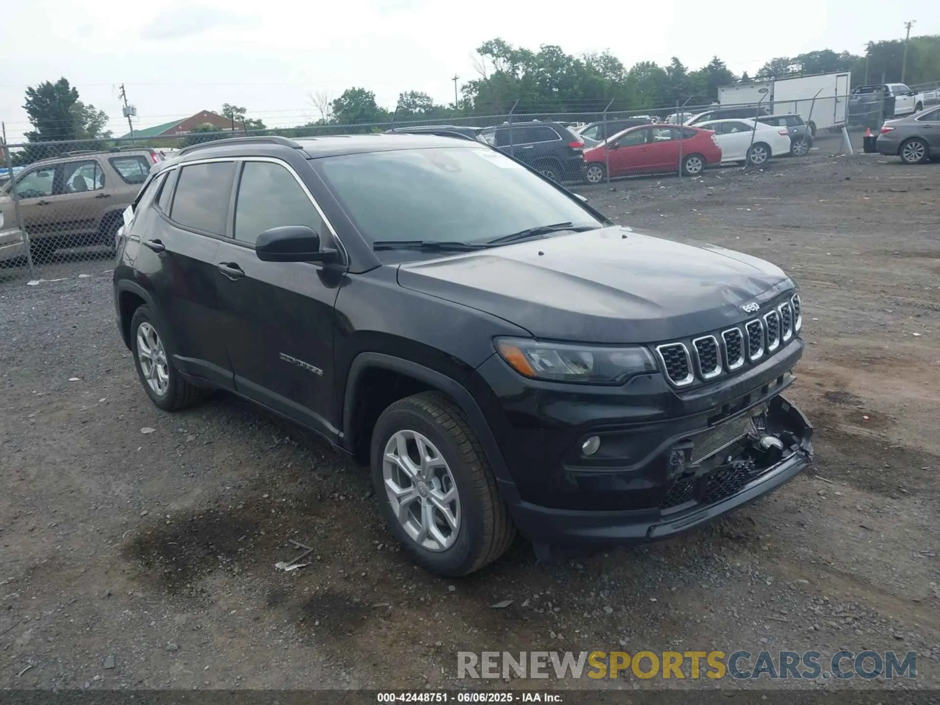 1 Photograph of a damaged car 3C4NJDBN6RT111820 JEEP COMPASS 2024