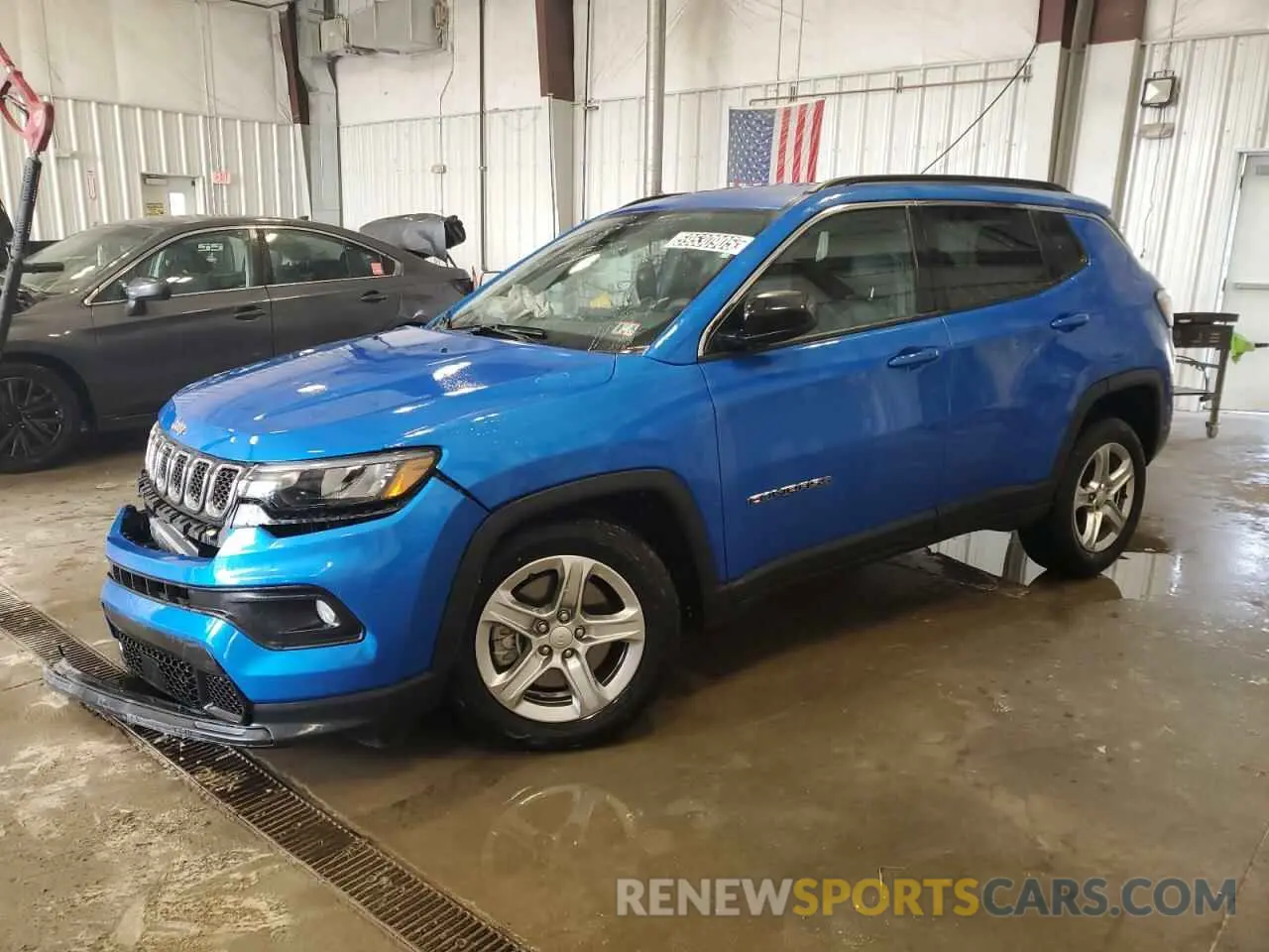 1 Photograph of a damaged car 3C4NJDBN6RT605904 JEEP COMPASS 2024