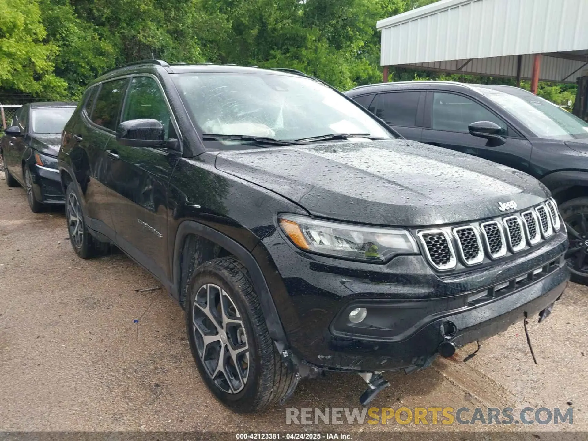 1 Photograph of a damaged car 3C4NJDBN6RT606146 JEEP COMPASS 2024