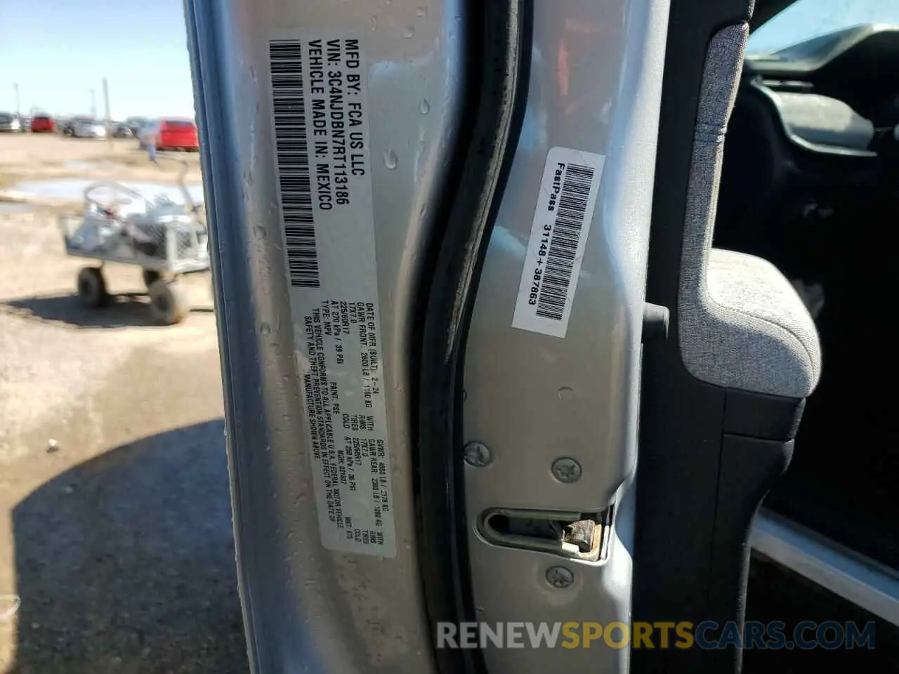 13 Photograph of a damaged car 3C4NJDBN7RT113186 JEEP COMPASS 2024
