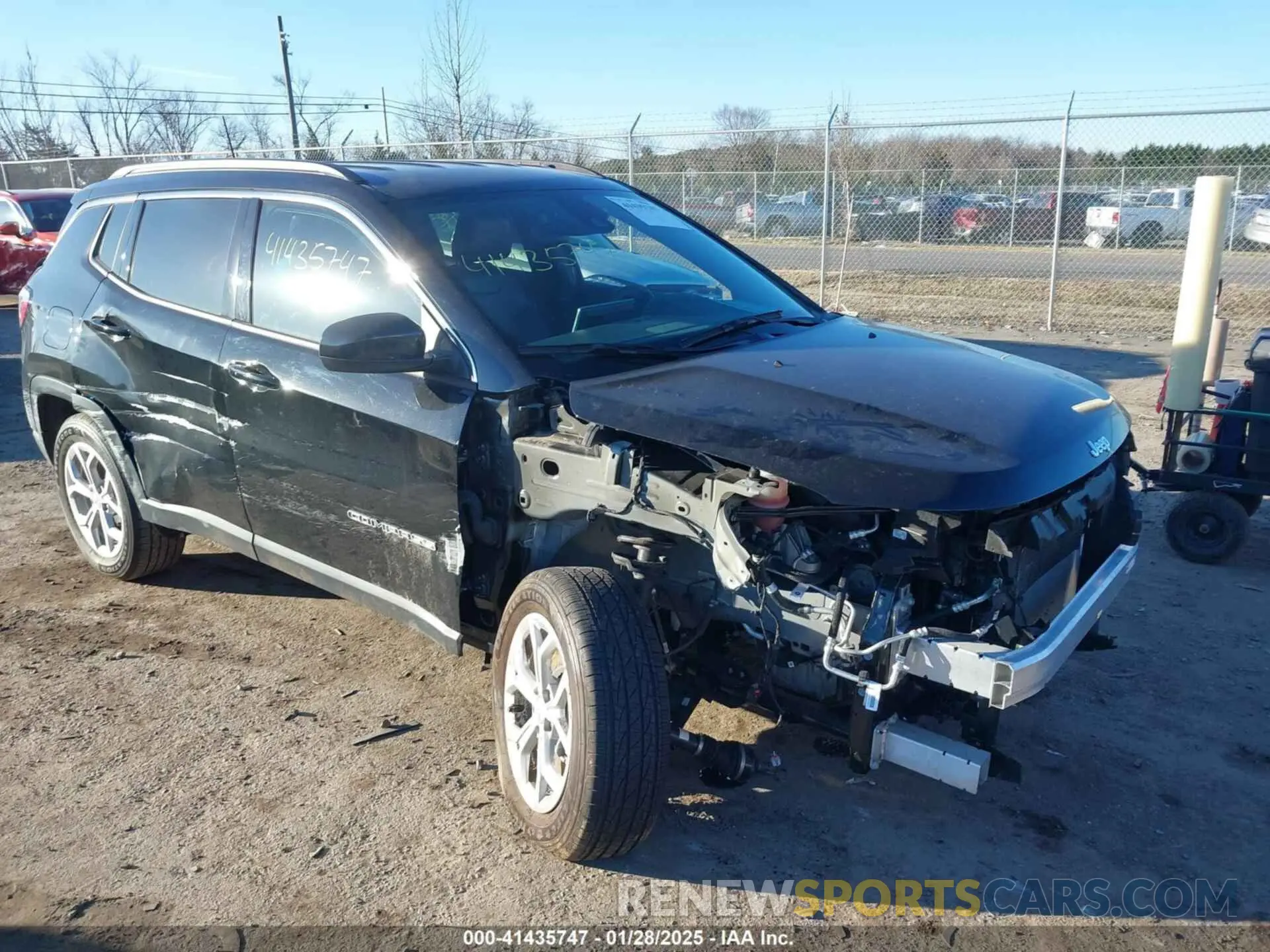 1 Photograph of a damaged car 3C4NJDBN7RT115438 JEEP COMPASS 2024