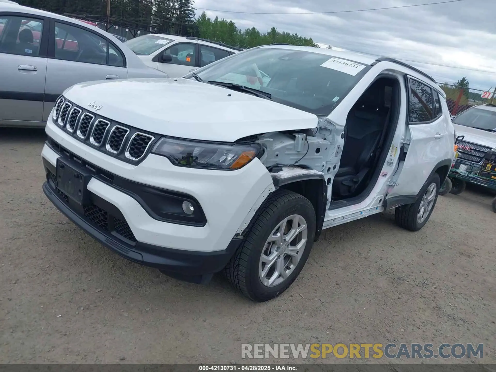 2 Photograph of a damaged car 3C4NJDBN7RT118288 JEEP COMPASS 2024