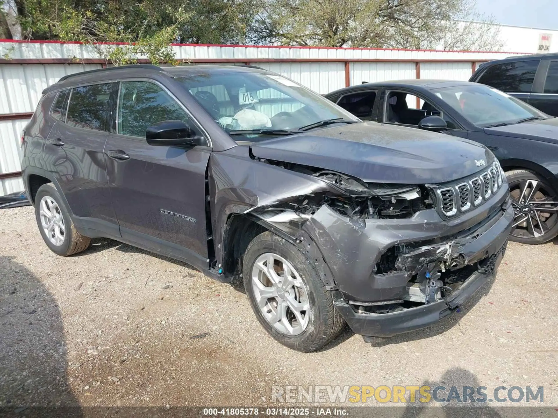 1 Photograph of a damaged car 3C4NJDBN7RT154711 JEEP COMPASS 2024