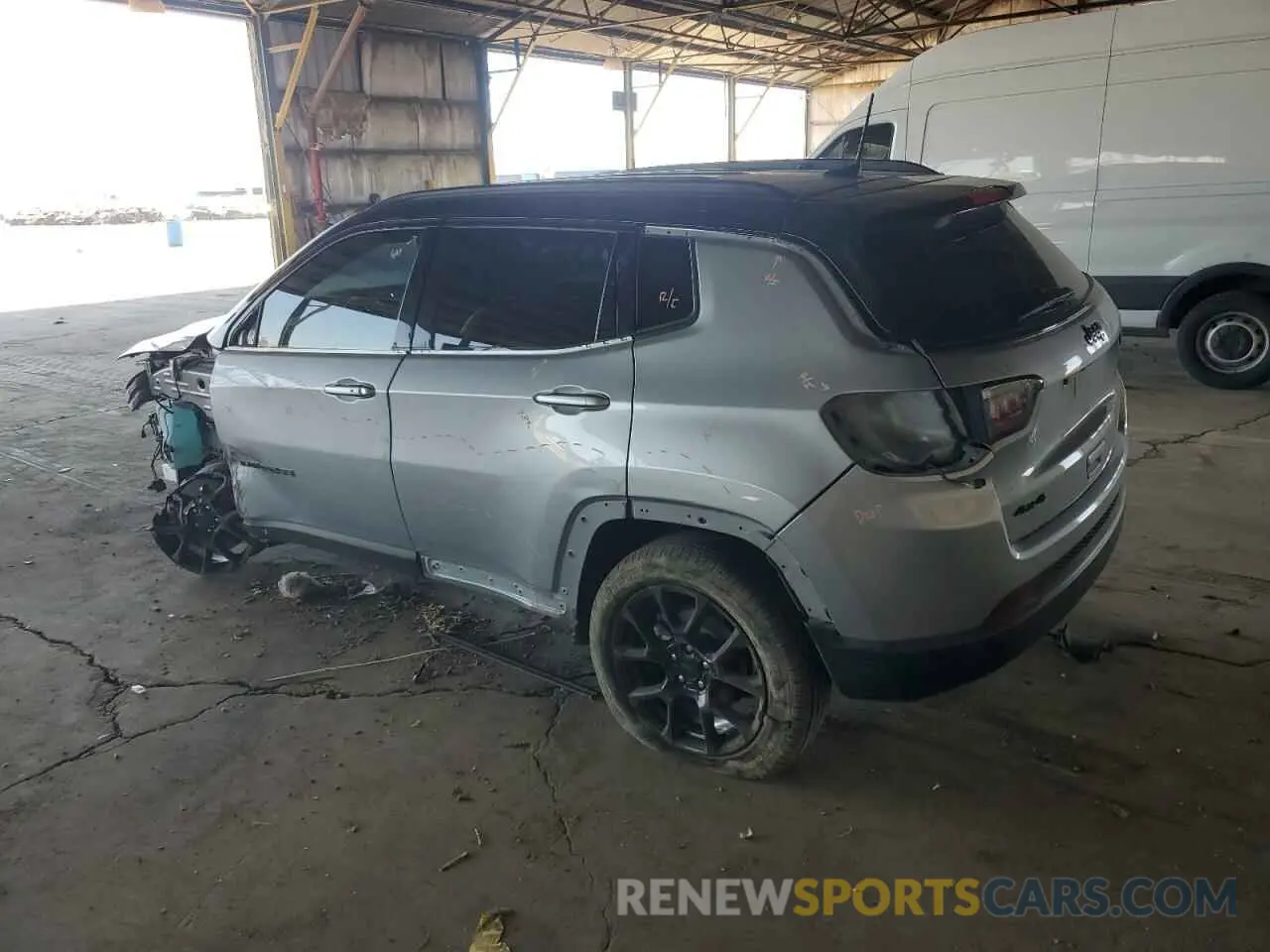 2 Photograph of a damaged car 3C4NJDBN7RT586215 JEEP COMPASS 2024