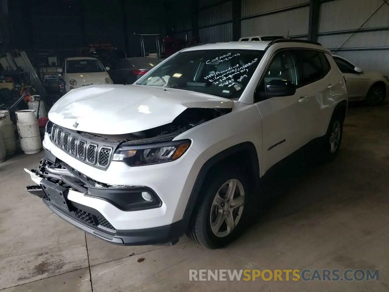 1 Photograph of a damaged car 3C4NJDBN7RT595853 JEEP COMPASS 2024