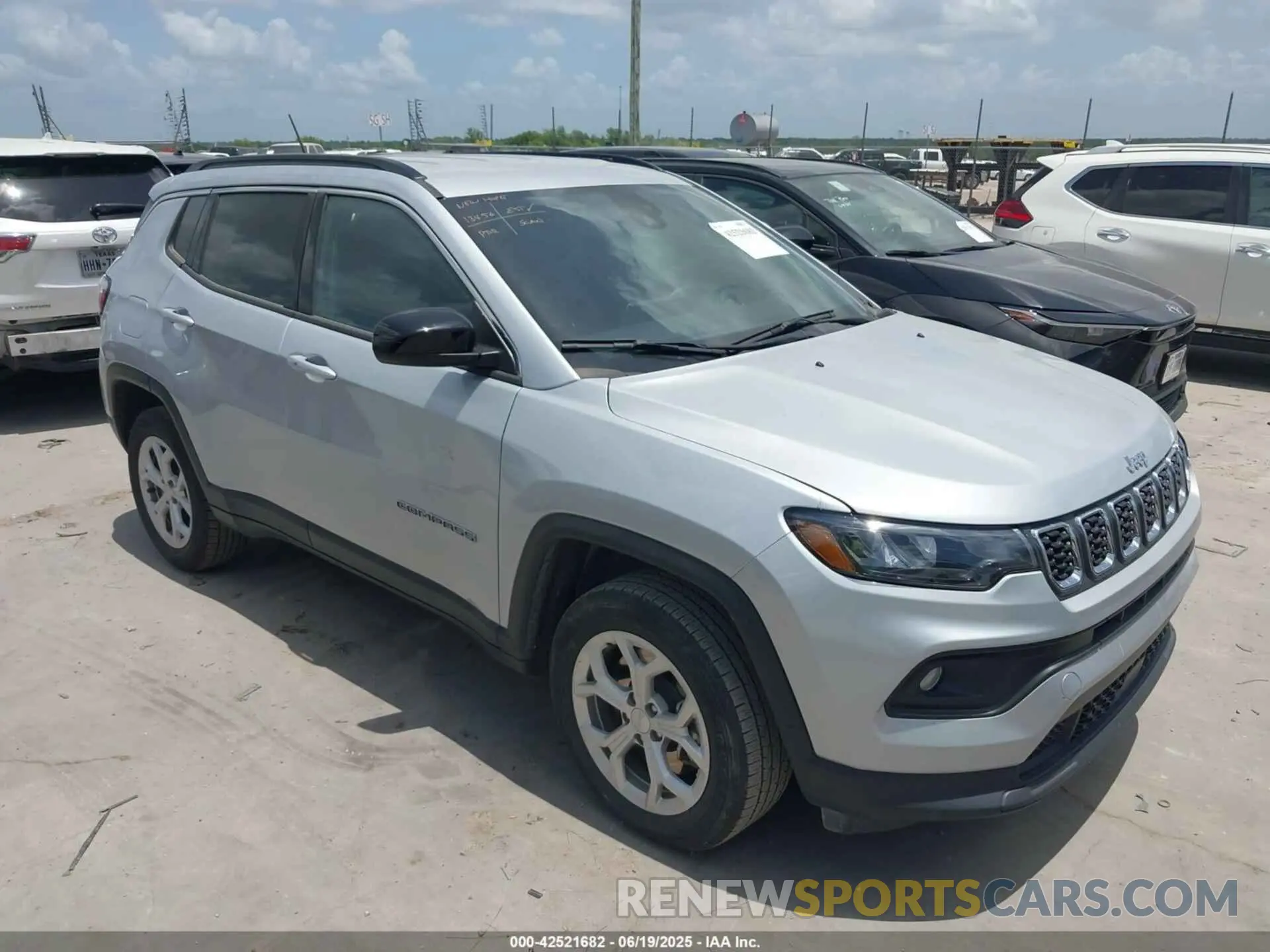 1 Photograph of a damaged car 3C4NJDBN8RT107008 JEEP COMPASS 2024