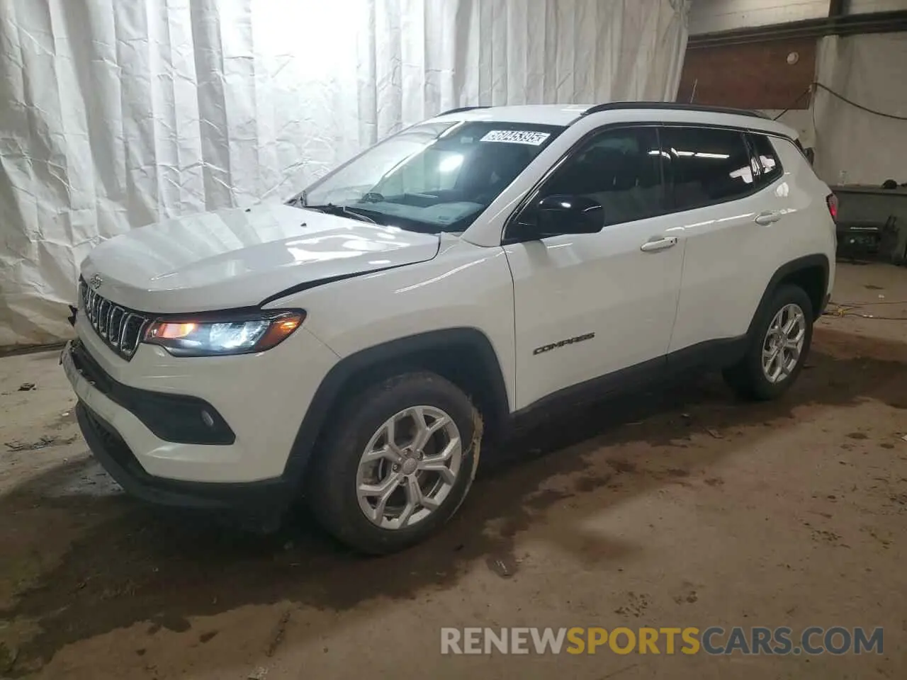 1 Photograph of a damaged car 3C4NJDBN8RT118526 JEEP COMPASS 2024