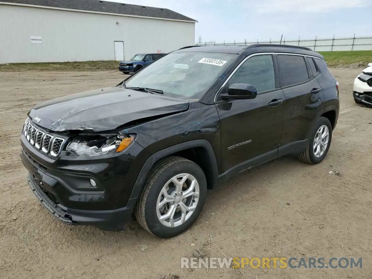 1 Photograph of a damaged car 3C4NJDBN8RT155902 JEEP COMPASS 2024
