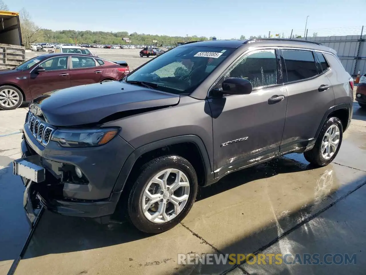 1 Photograph of a damaged car 3C4NJDBN9RT128806 JEEP COMPASS 2024