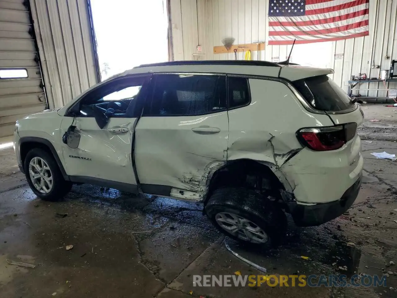 2 Photograph of a damaged car 3C4NJDBN9RT136551 JEEP COMPASS 2024