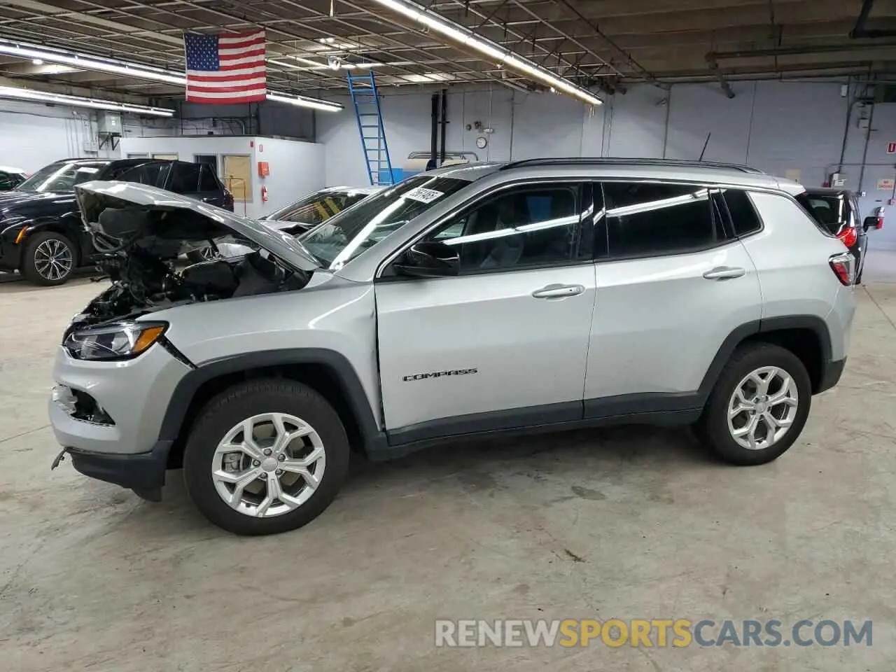 1 Photograph of a damaged car 3C4NJDBN9RT137912 JEEP COMPASS 2024