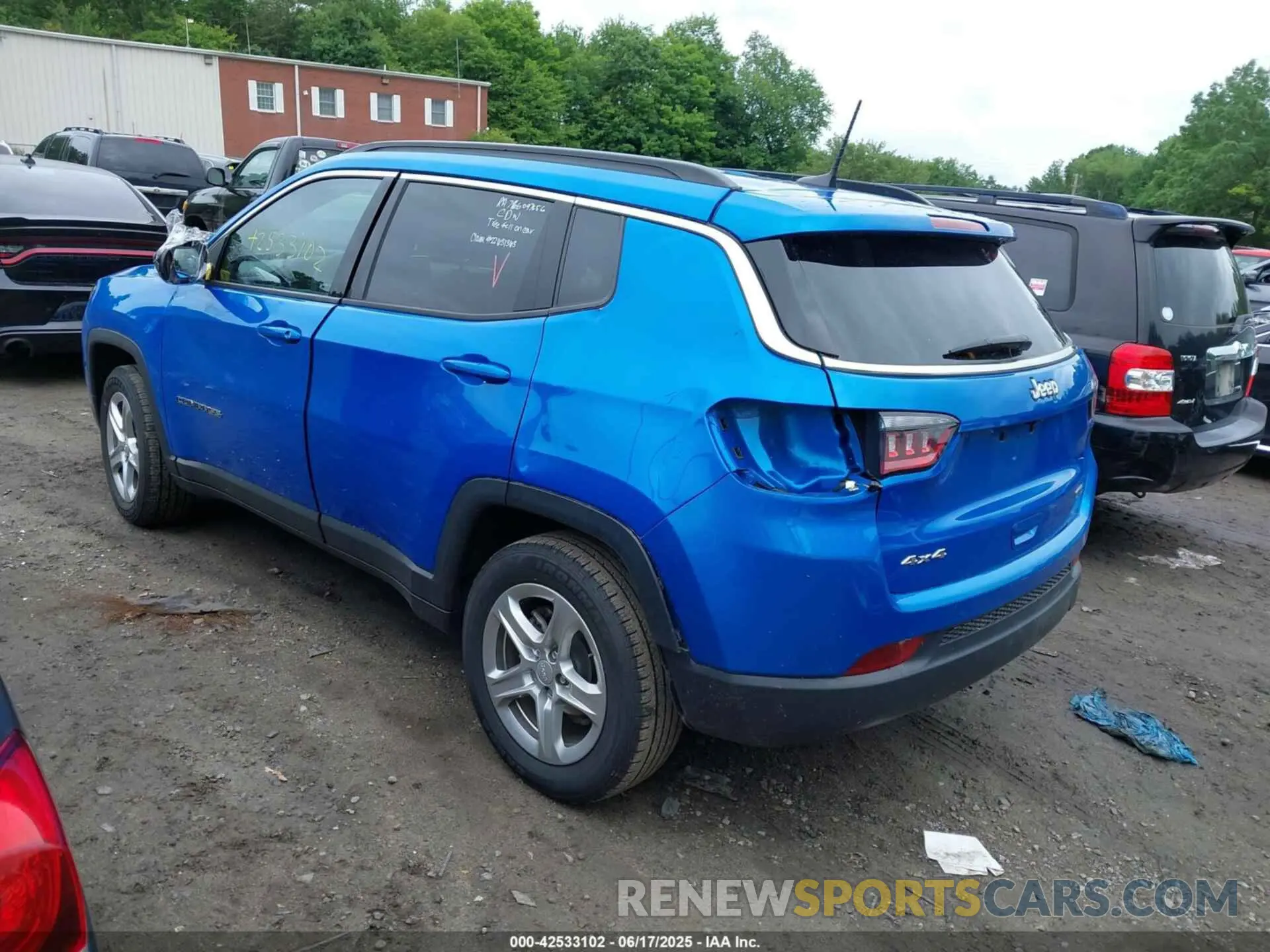 3 Photograph of a damaged car 3C4NJDBN9RT606397 JEEP COMPASS 2024